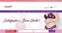 Desktop Screenshot of itanalingerie.com.br